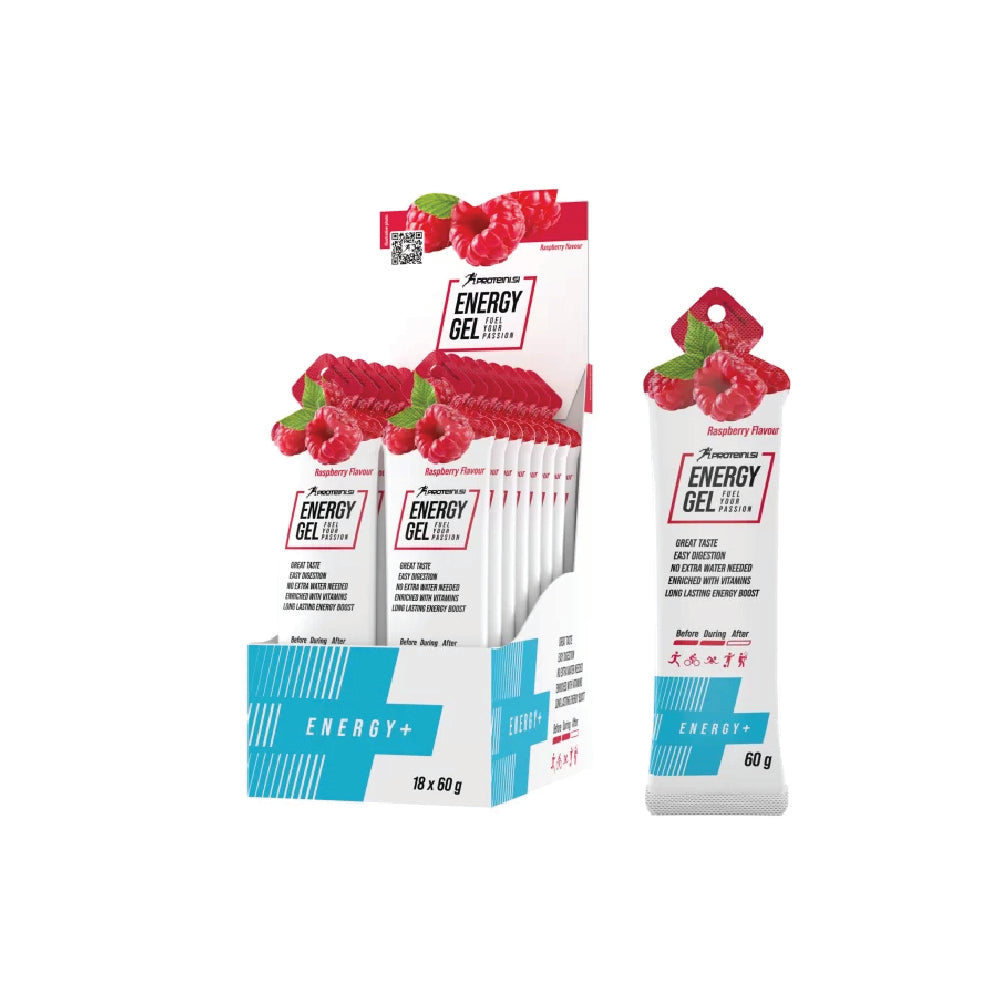 PROTEINI.SI Energy + Energy Gel 60 g - Malina