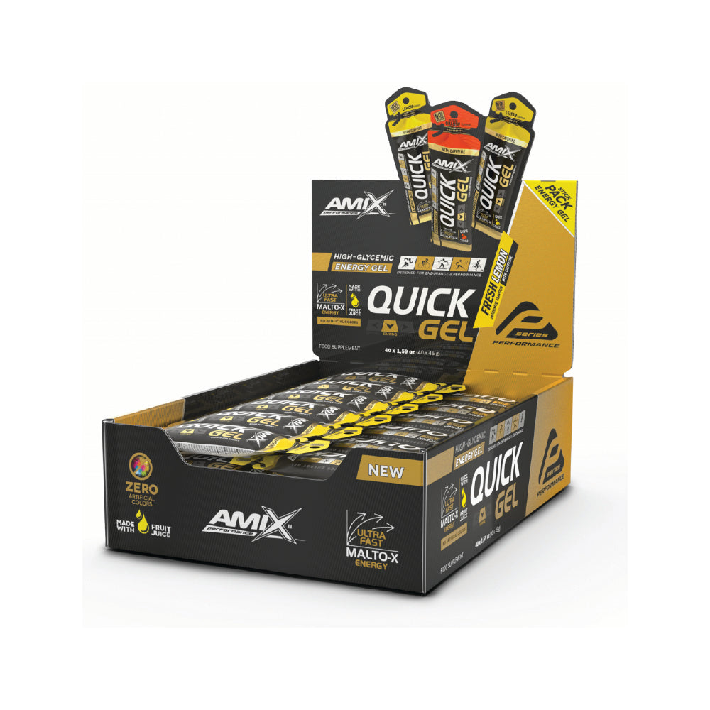 Amix Performance QUICK Energy Gel 45 g - Limona (Kofein)