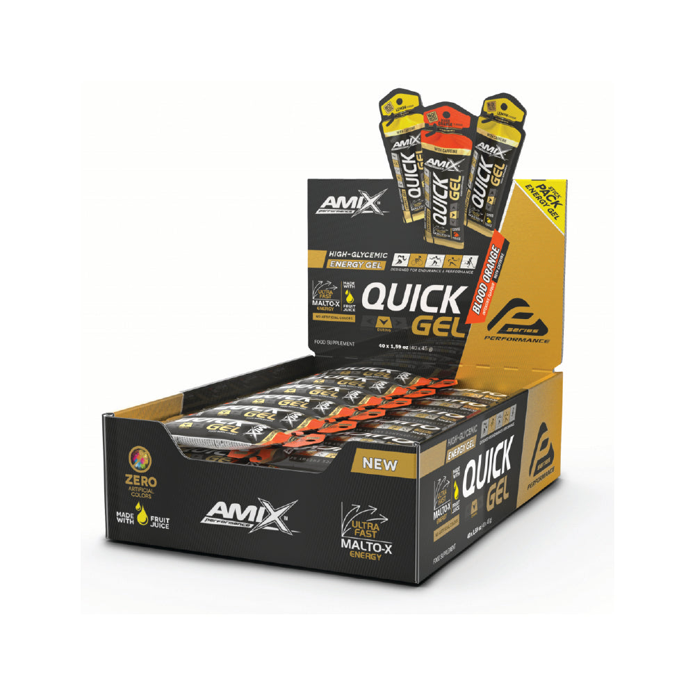 Amix Performance QUICK Energy Gel 45 g - Rdeča Pomaranča (Kofein)