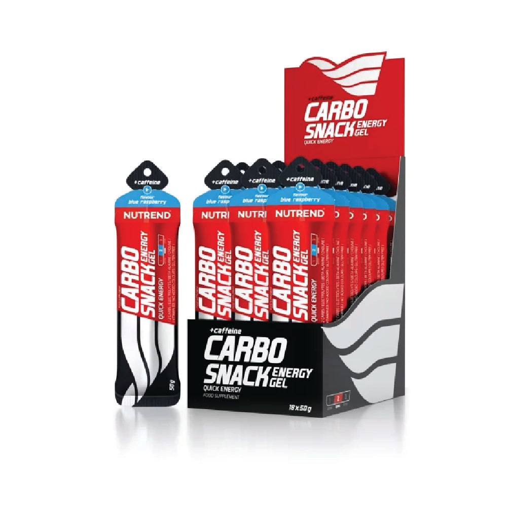 Nutrend Carbosnack Energy Gel 50 g - Modra Malina (Kofein)